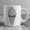 Beautiful SVG Confection A digital representation of a classic dessert, rendered in vector format.