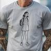 Free Vector Art Collection Young girl illustration created with vector graphics.
