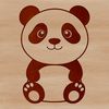 Panda Wildlife Illustration A realistic illustration of a wild animal, specifically a panda, in vector format.