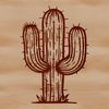 A detailed vector design featuring a cactus, commonly used in gardening and nature-themed projects.