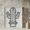 Stunning Cactus - Procreate SVG