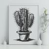 Creative Cactus PNG - Free Commercial Use Download