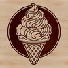 Whimsical Dessert Clip Art Vector Graphic A colorful illustration of a ice cream dessert in various flavors.