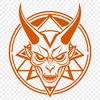 Traditional Satan Portrait SVG A traditional illustration of the devil in a Gothic style, suitable for Halloween decorations or creative projects.