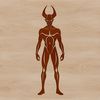 Vector Devil Design A stylized representation of the devil in vector format.