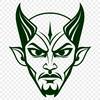 Evil Spirit Icon A digital vector graphic depiction of the character often associated with Halloween and evil spirits.
