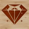 Vector Diamond Shape SVG Illustration Illustration of a diamond shape in vector format, ideal for cutting machine projects and laser engraving.