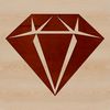 A geometric shape with sharp edges and points, created as a vector graphic.