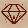 A geometric shape with sharp edges and points, created in vector format.