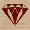 Digital Diamond Vector Graphics A digital illustration of a diamond shape in SVG format.