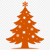 A stylized illustration of a Christmas tree in a vector format, suitable for commercial use.