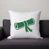 A digital vector illustration of an academic scroll, suitable for commercial or personal use.