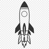 Galaxy Explorer SVG Design A futuristic space vehicle with engines and control panels, designed as a vector art graphic.