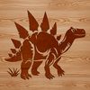 A prehistoric dino illustration in vector format, suitable for various design applications.