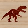 T Rex Clipart Free Download A prehistoric Tyrannosaurus Rex dinosaur illustration in vector format.