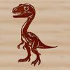 Dinosaurs graphics clip art ready for cutting machine or laser engraving.