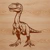 A prehistoric dino illustration created in vector format, suitable for cutting machine designs.