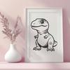 Free Baby Dinosaur Vector Image