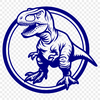 Artistic Dinosaur Image In SVG For Free Download