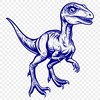 Dino Clip Art In SVG, PNG, PDF And DXF File Formats