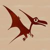 Ancient Pteranodon Illustration Prehistoric Pteranodon dinosaur graphic illustration in vector format.