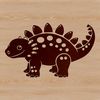 A high-quality SVG design of a dino, ideal for use in commercial projects that require editable vector graphics.