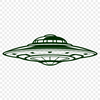 Vector Spacecraft Graphics Free Download A futuristic spacecraft with sleek lines and metallic surfaces, ready for vector design or laser cutting projects.