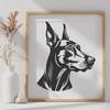 Free Doberman Pinscher In PDF Free Commercial Use Download