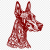 Free Artistic Doberman Pinscher Illustration