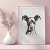 Doberman Pinscher Artwork In PNG & SVG - Free Digital Download