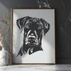 Stunning Doberman Pinscher - Laser Engraver DXF