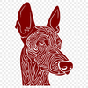 Free Beautiful Doberman Pinscher Artwork