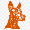 Unique Doberman Pinscher SVG, PNG, PDF And DXF Files