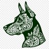 Doberman Pinscher In DXF Format - Free Digital Download, Commercial Use