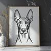 Unique Doberman Pinscher - For Laser Engraver Project