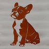 Boston Terrier Dog Breed Vector Illustration A sitting Boston Terrier breed dog in vector format, suitable for digital design and cutting machine applications.