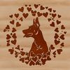 Large Breed Dog Illustration Illustration of a Great Dane in vector format, suitable for digital use.