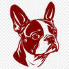 Creative Dog Stencil In SVG For Free Download