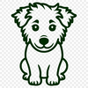 Cute Sitting Dog SVG