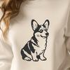 Corgi In DXF Format - Free Commercial Use License