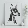 Doberman Pinscher Vector Art In PNG & SVG - Free Digital Download