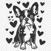 Dog Decal In SVG File Format For Free Download