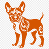 Standing Dog Digital Artwork - SVG Free Download