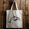 Free SVG Clip Art for Creatives A stylized illustration of a dolphin in the ocean.