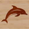 Marine Mammal Graphic Art An SVG representation of a marine animal commonly found in oceans worldwide.
