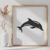 Free Dolphin Template - Free PNG Download