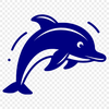 Unique Dolphin In DXF Free Commercial Use Download