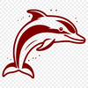 Free Beautiful Dolphin Vector Drawing