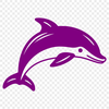 Creative Dolphin Vector Drawing