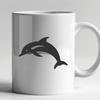 Creative Dolphin SVG - For Craft Project